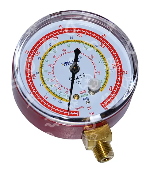 manometr vysokotlaký suchý VALUE, R600, R290, 1/8